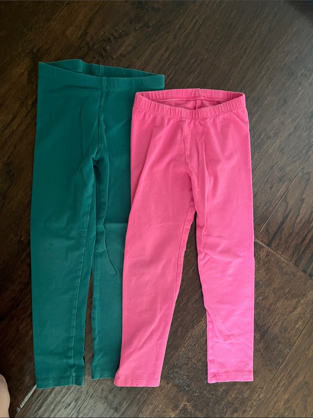 Cat & Jack Girls' Leggings - Bright Pink & Teal
